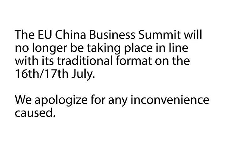 EU China Business Summit Update